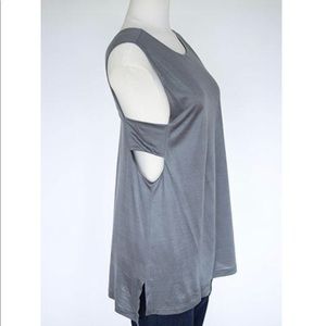 Banana Republic Gray Tunic Tank